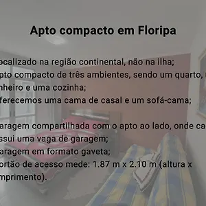 Apto Compacto Em Floripa-continente Apartamento Florianópolis
